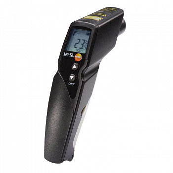 Инфракрасный термометр Testo 830-T2 с 2-х точечным лазерным целеуказателем (оптика 12:1)