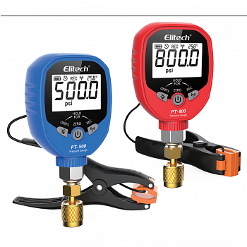 Elitech PT-500/800 комплект цифровых манометров для фреона